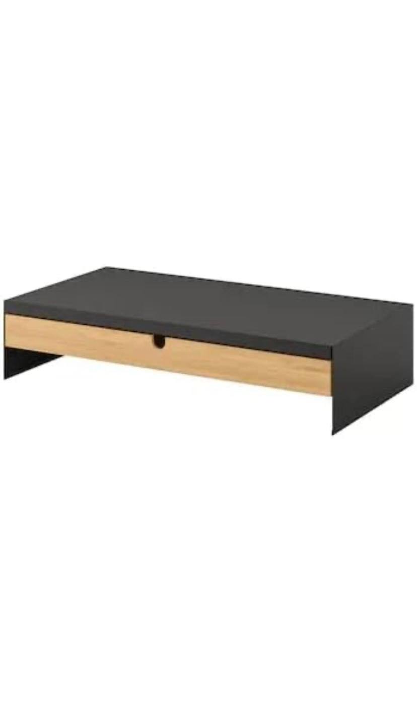 IKEA ELLOVEN monitor stand with drawer
