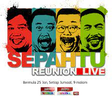 Sepahtu reunion live 2020 astro warna episod. Sepahtu Reunion Live 2019