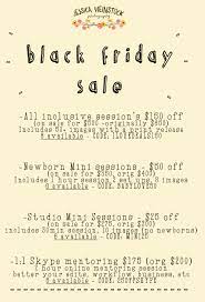 Keep in mind that this is not a comprehensive list and that many retailers have limited stock. Black Friday Deals Jessica Weinstock Photography