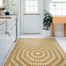 Spicher And Company Vintage Vinyl Floor Cloths Sunburst Rugs Rugs Direct In 2020 Vinyl Flooring Vinyl Floor Mat Vinyl Rug