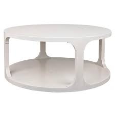 A sophisticated cocktail table in an elegant style. Talbot Rustic Lodge White Alder Wood Round Round Coffee Table Small 31 W 40 W Kathy Kuo Home