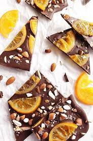 Dark Chocolate Bark With Candied Oranges Recipe Chocolate Bark Bark Recipe Candy Recipes