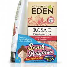 Bertemu kembali dalam segmen sebelum dan selepas. Eden Serum Rosa E
