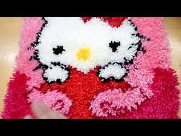 كيفية عمل غرز أبرة النفاش وتحويلة الي وبرة بأسهل الطرق Punch Needle Youtube Balloons Lei Necklace Jewelry