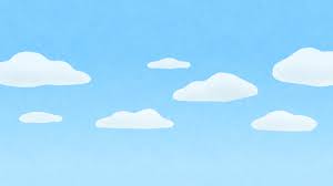 雲が浮かぶ青空のイラスト（背景素材） | かわいいフリー素材集 いらすとや