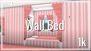Make sure to like and subscribe!! Roblox Bloxburg How To Make A Wall Bed Youtube