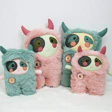 Superplush Baby Monster Soft Dolls Monster Dolls Sewing Toys