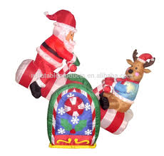Looking for santa claus's address? 4 Foot Animated Christmas Inflatable Santa Claus And Reindeer On Teeter Totter Outdoor Yard Decoration Buy Lowes Christmas Inflatables Santa Claus Giant Inflatable Santa Claus Inflatable Christmas Product On Alibaba Com