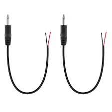 Start date jan 27, 2012. Amazon Com Fancasee 2 Pack Replacement 3 5mm Male Plug To Bare Wire Open End Ts 2 Pole Mono 1 8 3 5mm Plug Jack Connector Audio Cable Repair Industrial Scientific