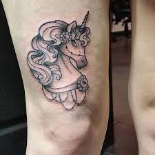 Pin By Odair Sousa On Tattoos Unicorn Tattoos Unicorn Tattoo Designs Neck Tattoo