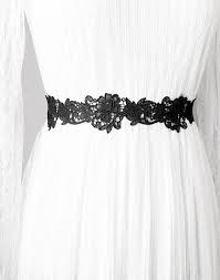 Wedding Sash Belt Bridal Sash Belt Wedding Dress Sash Belts Black Ribbon Belt Lace Sash Be Modest Wedding Gowns Long Train Wedding Dress Wedding Dress Belt