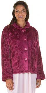 A puffer jacket is a practical necessity for anyone who lives in colder climes, and a standout fashion star no matter where you reside. Ladies Luxury Soft Feel Embossed Button Front Bed Jacket Size Uk 10 24 Plus Amazon Co Uk Clothing
