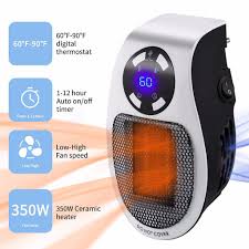 Maybe you would like to learn more about one of these? On Handy Wall Outlet Space Heater Plug In Ceramic Mini Portable Timer Led Display Buy At A Low Prices On Joom E Commerce Platform