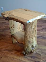 Rustic End Table Rustic Night Stand End Table Wood Table Small Table Rustic End Tables Wood Table Rustic Rustic Log Furniture
