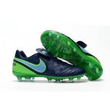 Nike Tiempo Legend 6 Acc Fg Kangaroo Leather Cleats Black Green