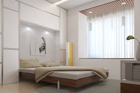 Four different layers on the sliding door of the bedroom cupboard, soothing green on the bed back wall with a pop up of colourful patterns on the headboard and a bright painting above it. Modern Bed Designs For Your Bedroom Design Cafe
