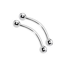 Snake eyes piercing aftercare & cleaning guide. Bodyjewelryonline Set Of 2 Snake Eyes Tongue Ring Piercing 16g Extra Long Stainless Steel Walmart Com Walmart Com