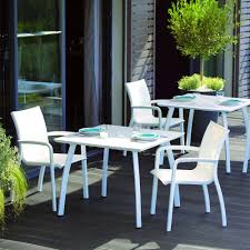 Grosfillex Ut36c096 Sunset 36 X 36 Glacier White Square Table With Umbrella Hole In 2020 Pool Furniture Aluminum Patio Furniture Outdoor Pool Furniture