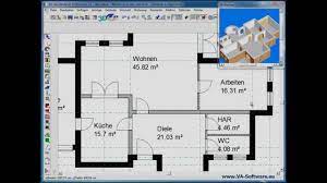 Finden sie den grundriss, der zu ihnen und ihrer wohnsituation passt. Grundrisse Erstellen Zeichnen Mit Va Hausdesigner Professional 2 Grundrisse Planen In 2d 3d Youtube