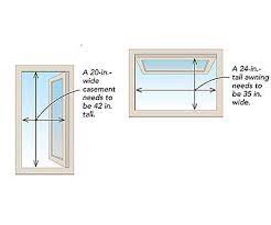 Egress Windows Understanding Net Clear Opening Requirements Egress Window Door And Window Design Egress