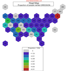 GREGSON Last Name Statistics by MyNameStats.com