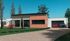 Maison Design De Plain Pied 110 M 4 Chambres Maison Design Maison Construction Maison