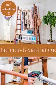 Upcycling Leiter Garderobe Selbst De Idee Per Decorare La Casa Casa Fai Da Te Riciclo Creativo Dei Mobili