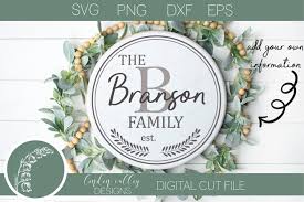 Download Round Family Name Svg Last Name Round Svg Established Svg 1095259 Cut Files Design Bundles