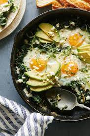 Green Shakshuka Recipe Breakfast Recipes Spoon Fork Bacon Healthy Frittata