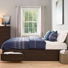 This mate's bed will suit any room layout, and. Prepac Mate S Platform Storage Bed With 6 Drawers King Espresso Buy Online In Macau At Macau Desertcart Com Productid 2886323