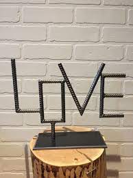 Love Rebar By Yanick Bluteau Welding Projects Welding Art Projects Welding Art