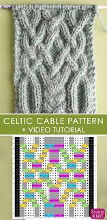 This is worked by sliding 2 stitches from the left. How To Knit A Fancy Celtic Cable Pattern With Studio Knit Knit Stitch Patterns Cables Cable Knitting Patterns Knit Stitch Patterns