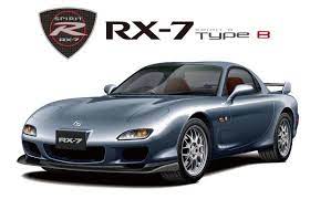 The engine number on a mazda rx7 will be a 6 digit number, generally prefixed by an 'e'. Mazda Fd3s Rx 7 Spirit R Type B Aoshima 05586