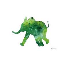 Items similar to baby boy nursery art chevron elephant nursery prints, kids wall art baby boys room, baby nursery decor playroom rules. Elephant Silhouette Kids Wall Decor Painting By Joanna Szmerdt