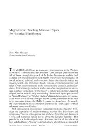 You can download free mp3 as a separate song and download a music collection from any artist, which of course will save you a lot of time. Pdf Magna Carta Teaching Medieval Topics For Historical Significance
