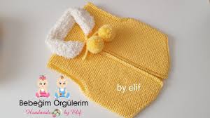 Pelus Yakali Harosa Orgu Kolay Bebek Yelegi Crochet Kinitting Baby Kids Youtube Orgu Tig Isi Bebek Orgu Desenleri