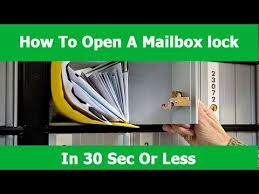Use a wrench to take off the nut ( although, in my. How To Open Mailbox Lock Using Lock Pick Homesecuritystore