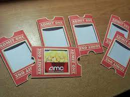 Do you want some gift cards giveaway. Cute Movie Theater Gift Card Sleeves Gift Cards Money Movie Gift Gift Card Presentation