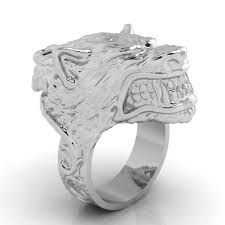You can wear it with your wedding costume or with your perfecto on your harley ! Download Obj File Mens Wolf Ring 3d Print Model 3d Print Design Cults