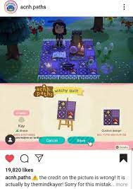 Rug Flooring Furniture Witchy Quilt Witch Purple Magic Magical Mushroom Mushy Stars Spa Animal Crossing New Animal Crossing Animal Crossing Memes