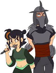 Shen Raised Turtles Kasaio AU - Shredder & Pimiko — Weasyl