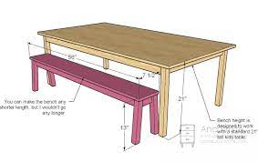This height is suitable for a bench at a dining room table. Build The Bitty Bench Dining Room Bench Diy Dining Diy Dining Bench