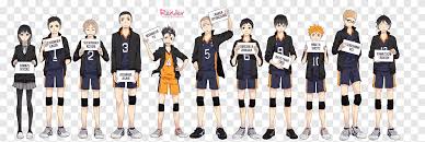 Haikyuu teams trying to attract a new student (potential manager). Haikyu Anime Desktop Team Haikyuu Sport Public Relations Png Pngegg