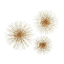 Maybe you would like to learn more about one of these? Set Of 3 Modern Iron Spiked Puff Wall Decor Olivia May Target