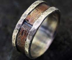 Rustic Men S Wedding Ring Ring Verlobung Verlobungsring Ehering