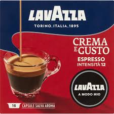 Lavazza A Modo Mio Crema E Gusto Espresso Coffee Capsules 16 Pack Woolworths