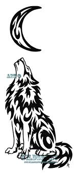Lonely Wolf And Moon Tattoo By Wildspiritwolf On Deviantart Wolf And Moon Tattoo Tribal Wolf Tattoo Celtic Wolf Tattoo