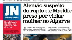 La cobertura más completa de noticias de puerto rico, gobierno, política, legislatura, policía, tribunales y el tiempo. Maddie Volta As Capas Dos Jornais Portugueses 13 Anos Depois Dnoticias Pt