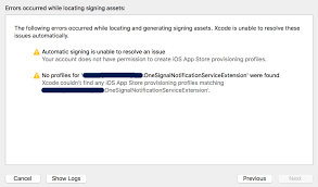 Xcode 10 Your Account Does Not Have Permission To Create Ios App Store Provisioning Profiles Stack Overflow