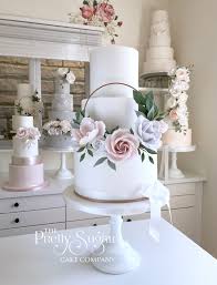 The Pretty Sugar Cake Company Weddings Celebrations Cupcakes Custom Mad Wedding Cake Fresh Flowers Wedding Cakes With Flowers Wedding Anniversary Cakes